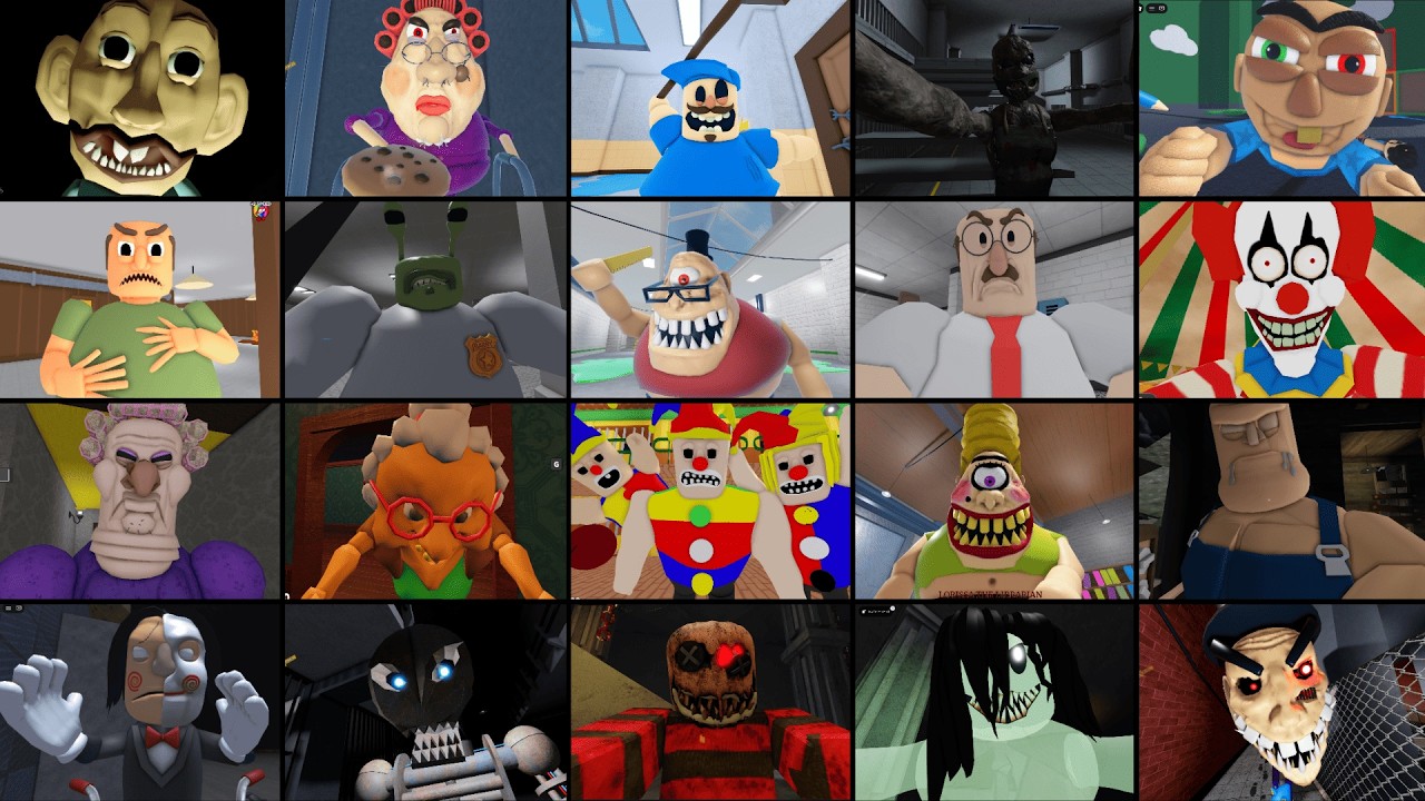 SCARY DOLL CURSE, ESCAPE PETSHOP, MR STINKY'S DETENTION, CRAZY ASLUM, ROBLOX JUMPSCARE'S