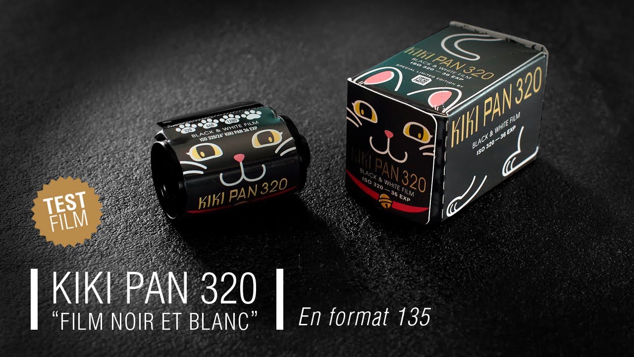 KIKI PAN 320, film noir et blanc, en format 135