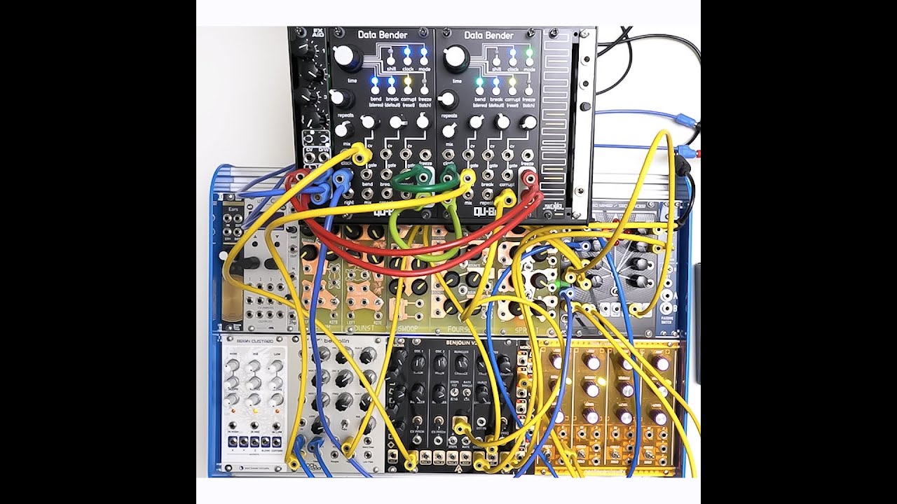 TEST SERIES 2 X Qu-Bit Electronix Data Bender 2 X Benjolin Eurorack Sound Design