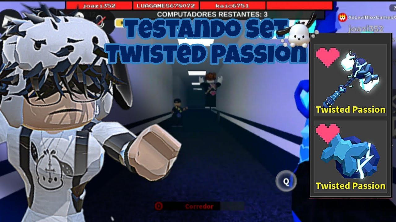 • Тестандо сет Twisted Passion | Flee The Facility | Roblox•