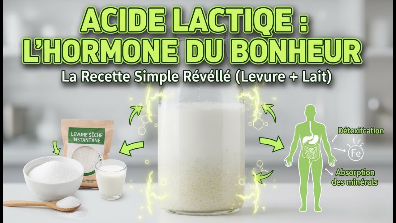 ACIDE LACTIQUE (ACIDE LACTIQUE) : La m&eacute;thode simple pour fabriquer 