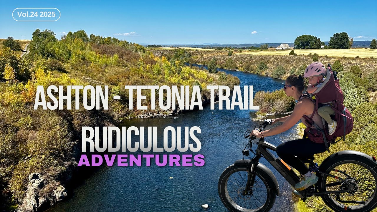 Epic Family Bike Ride on the Ashton-Tetonia Trail | Idaho Adventure | Rudiculous Adventure