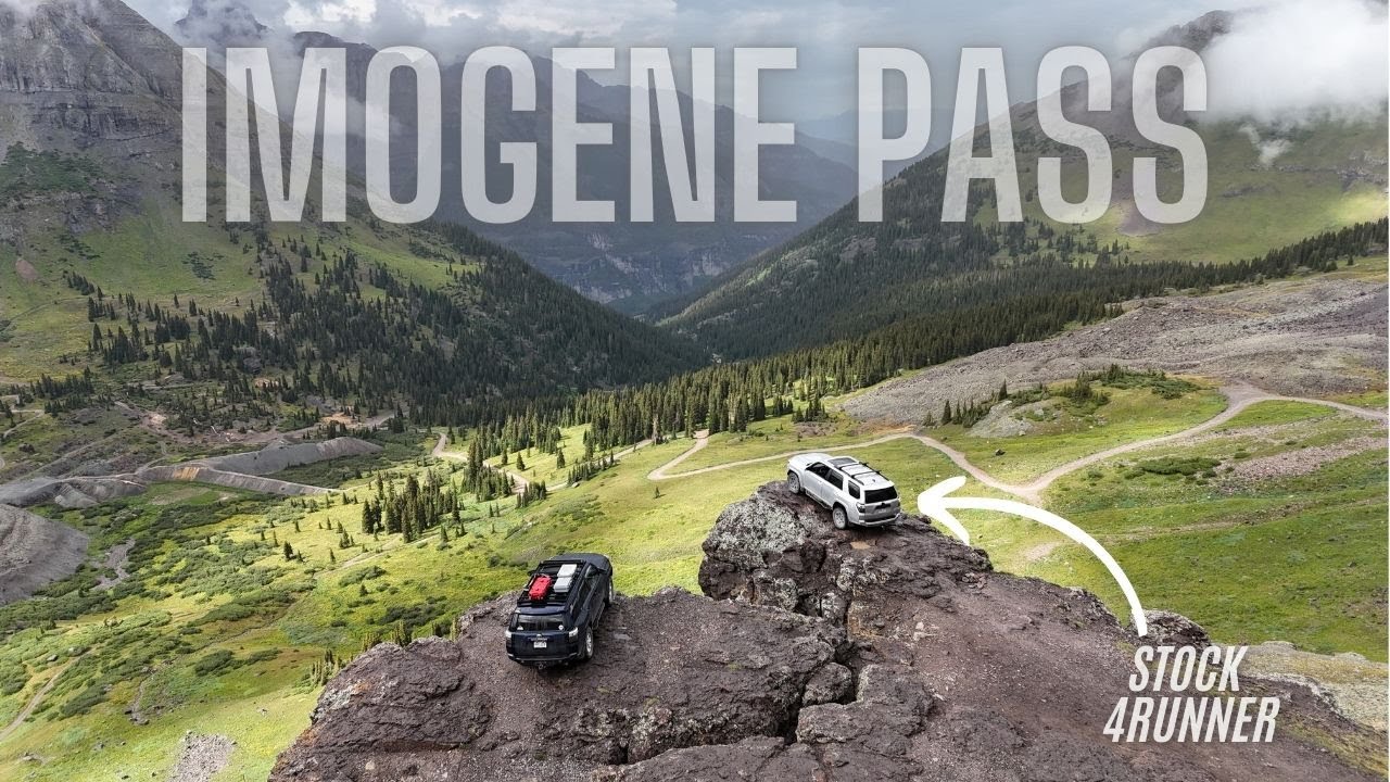 Ophir Pass and Imogene Pass in a Stock 4Runner