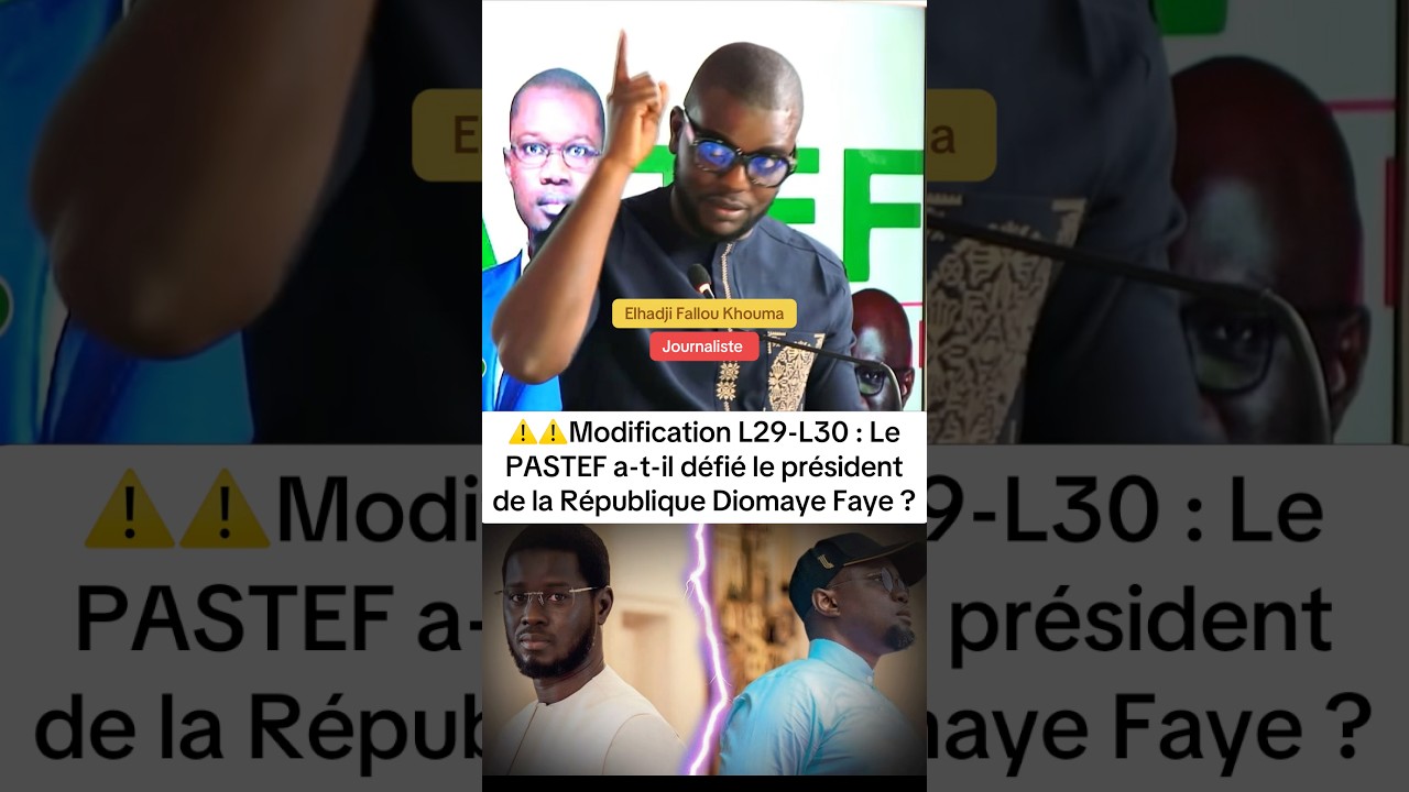 PASTEF a-t-il d&eacute;fi&eacute; Diomaye ? Fallou Khouma clarifie #kebetu #dakar