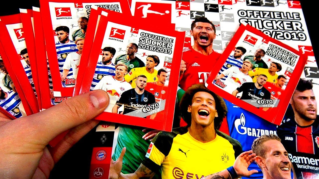 BUNDESLIGA STICKER 18/19 UNBOXING + UPDATE 😱🔥