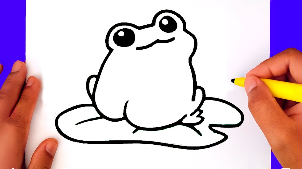 How to Draw a Frog From the Back