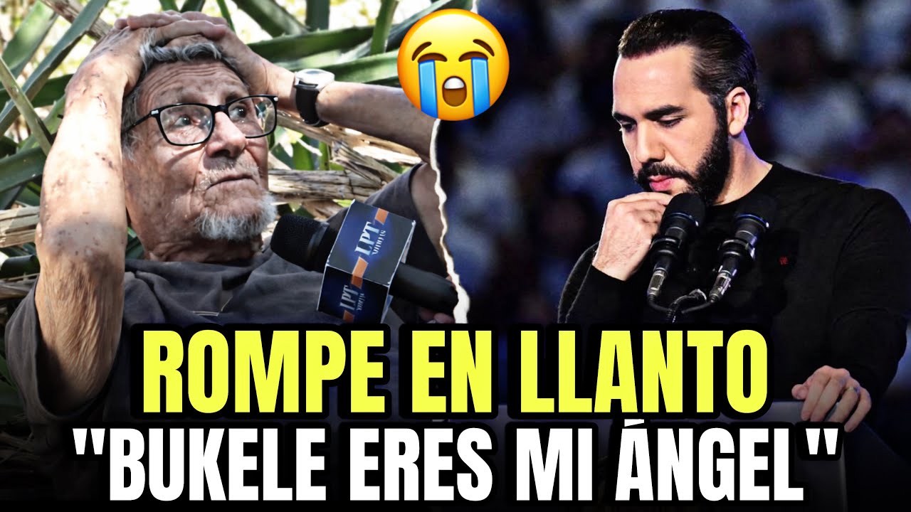 Anciano de 92 Años Dedica Emotivo Mensaje a Bukele y Conmueve a Todo El Salvador😪
