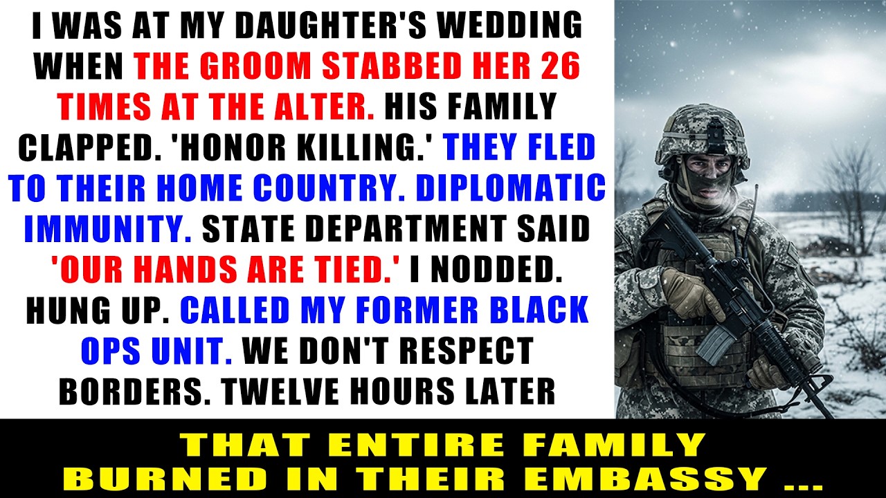Groom Stabbed My Daughter 26 Times at the Altar — Her Black Ops Dad’s Response Shocked Everyone