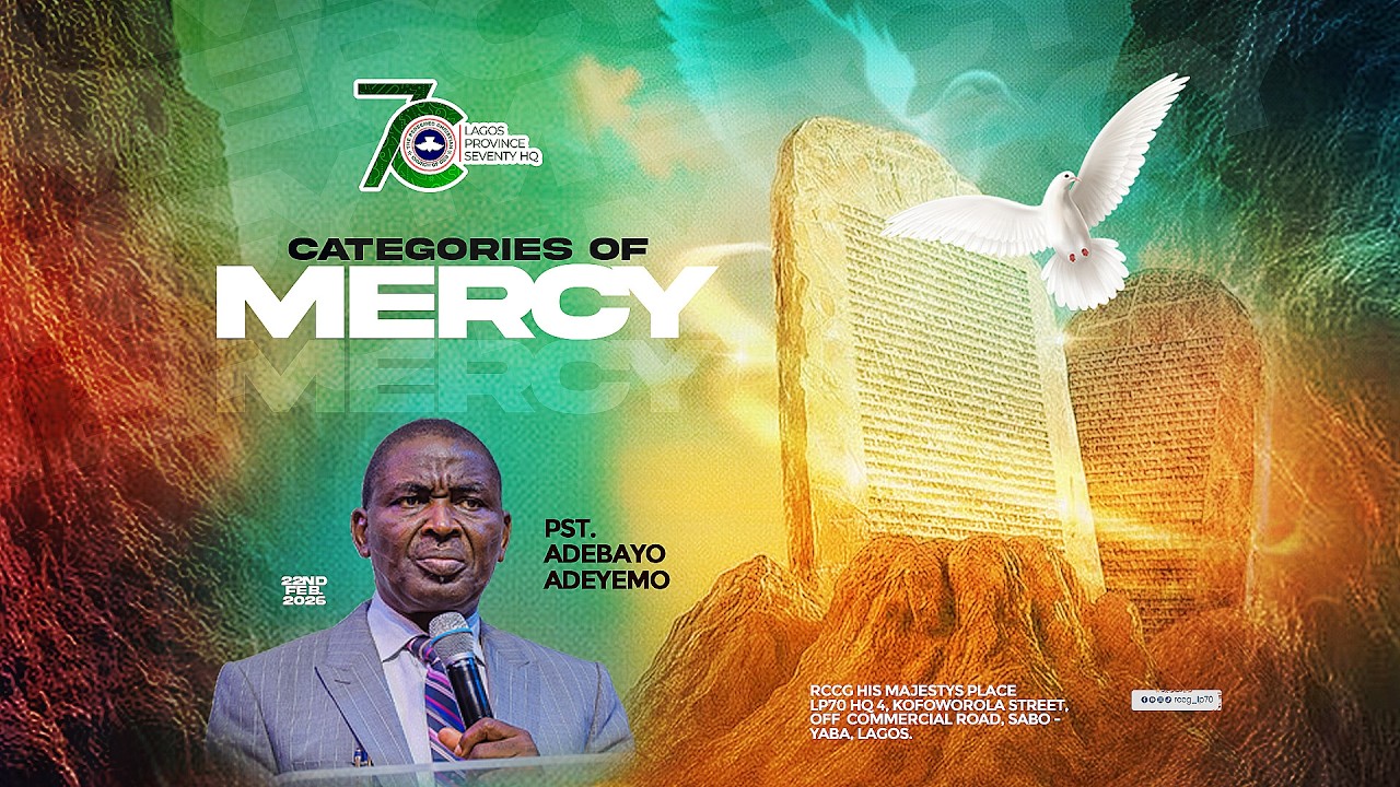 SUNDAY SERVICE || CATEGORIES OF MERCY || LP70 || HMP || FEB. 22ND 2026