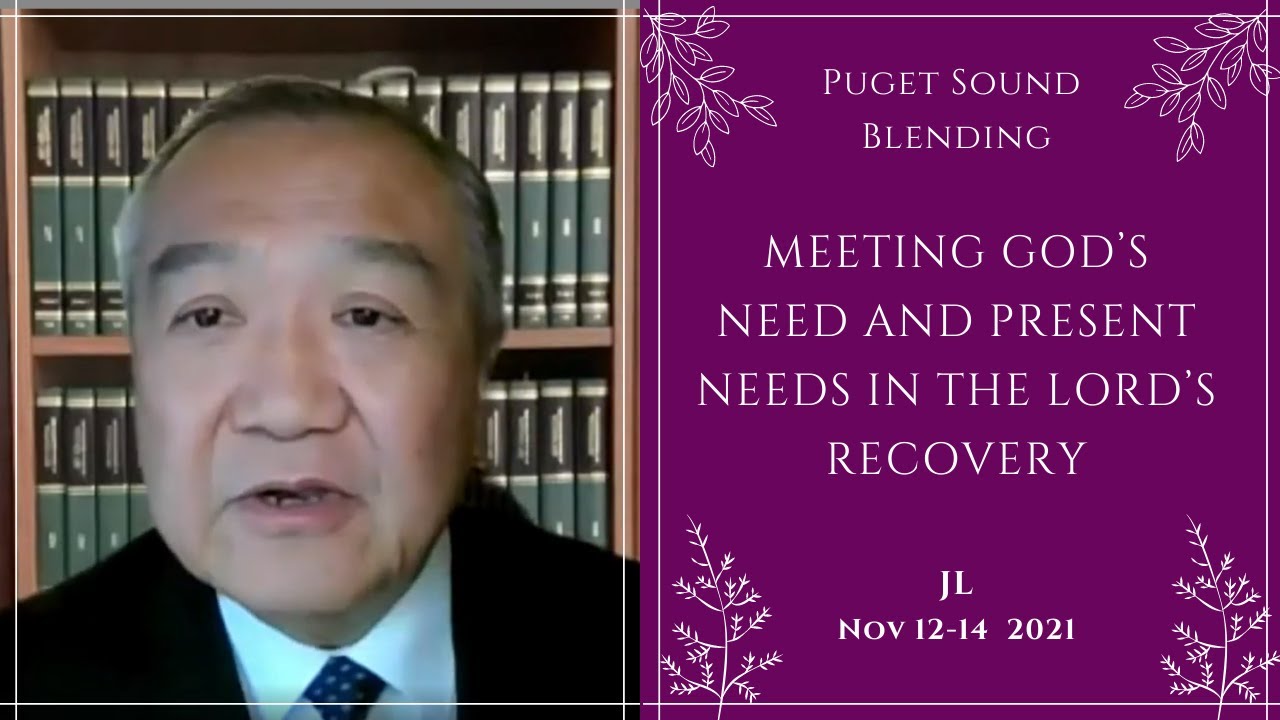 Msg 1- God’s Need in the Present Age