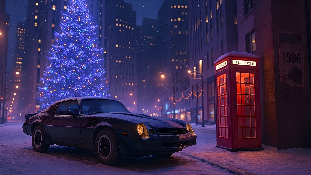 80s Retro Synthwave Music | Winter Neon City Nostalgia Mix | Remember 1986 🌃