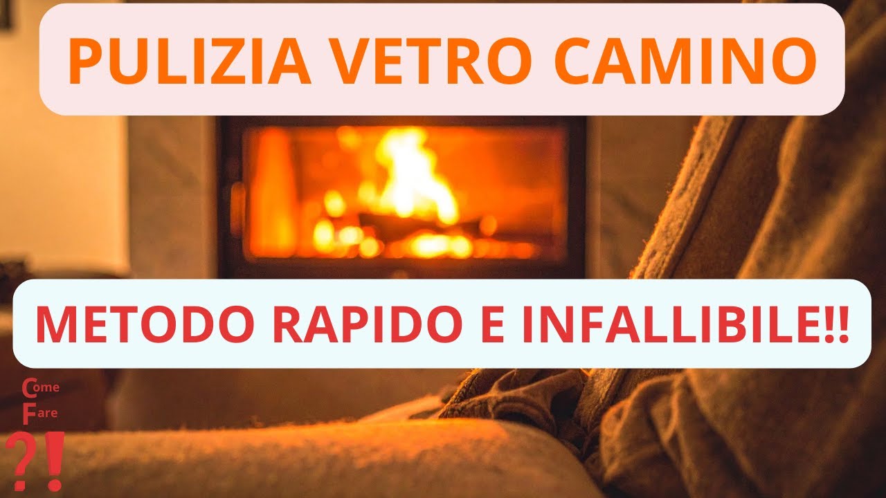 Come pulire il vetro del camino in pochi minuti