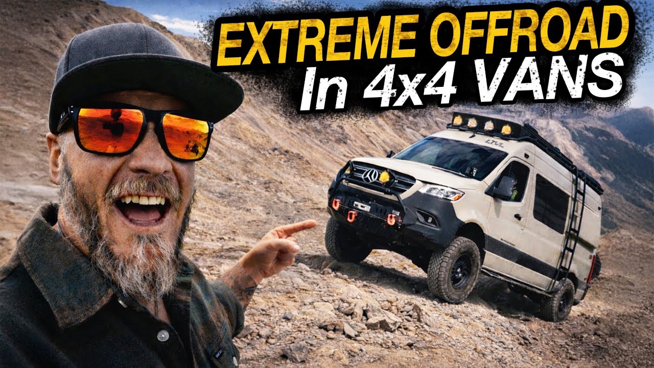 Extreme Off-Road Van Life | Taking 4x4 Sprinter Vans Up Imogene Pass