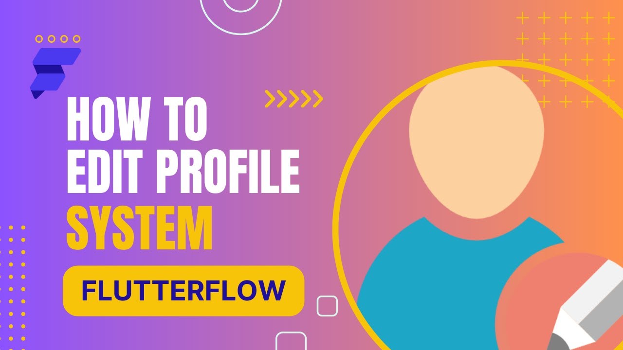 Страница профиля основного редактирования Flutterflow | #флаттерфлоу #нокод