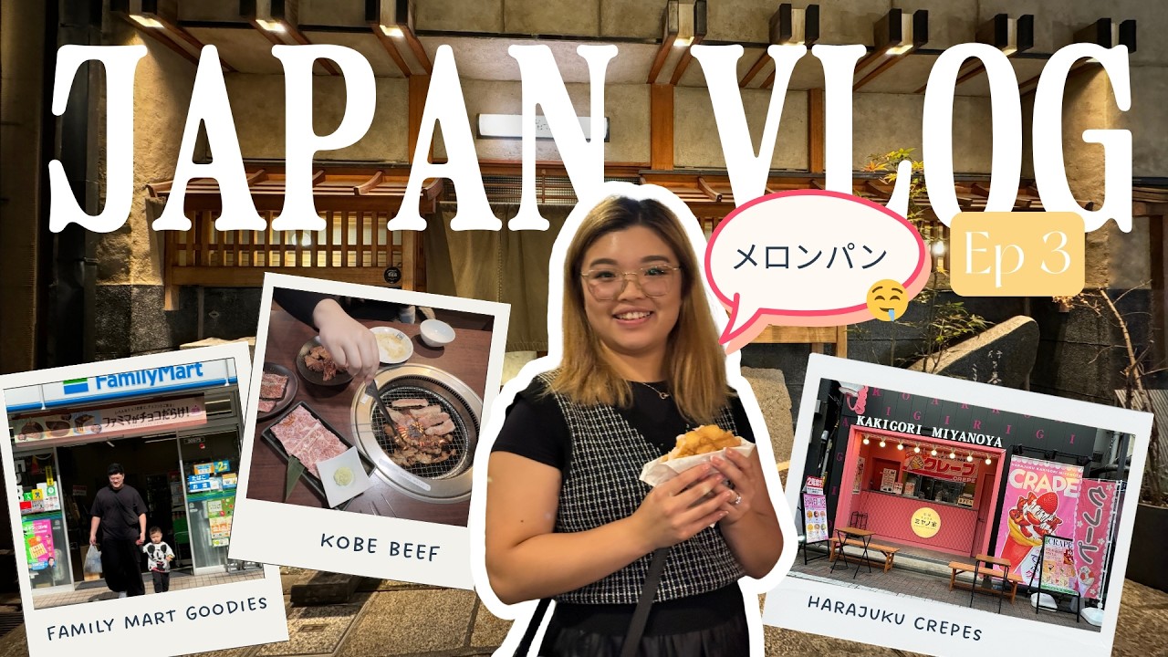 🇯🇵 Goodbye Osaka | Hello Tokyo ✨ (Harajuku, Church & City Walks)