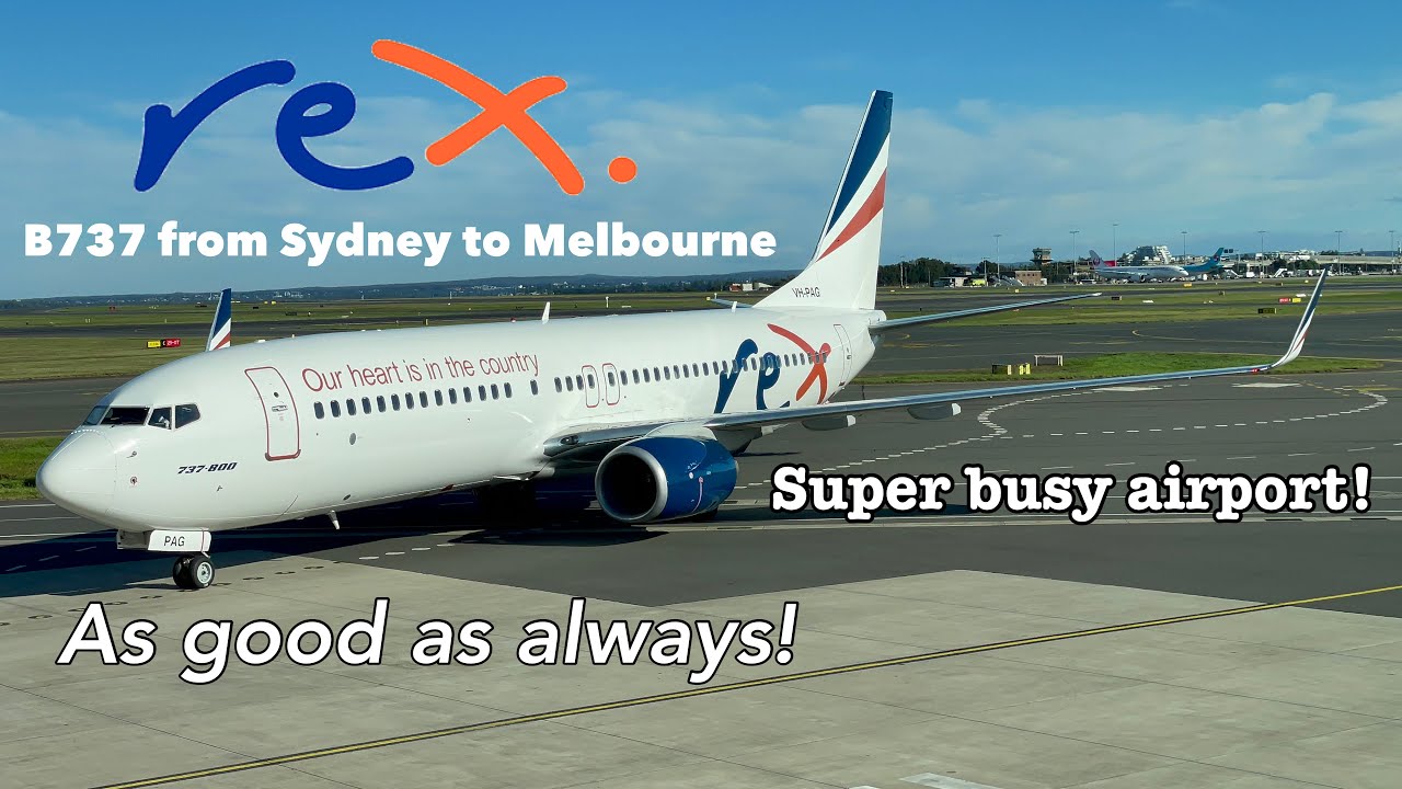 Trip Report | REX Regional Express (Economy) | B737-800 | Sydney (SYD) to Melbourne (MEL)