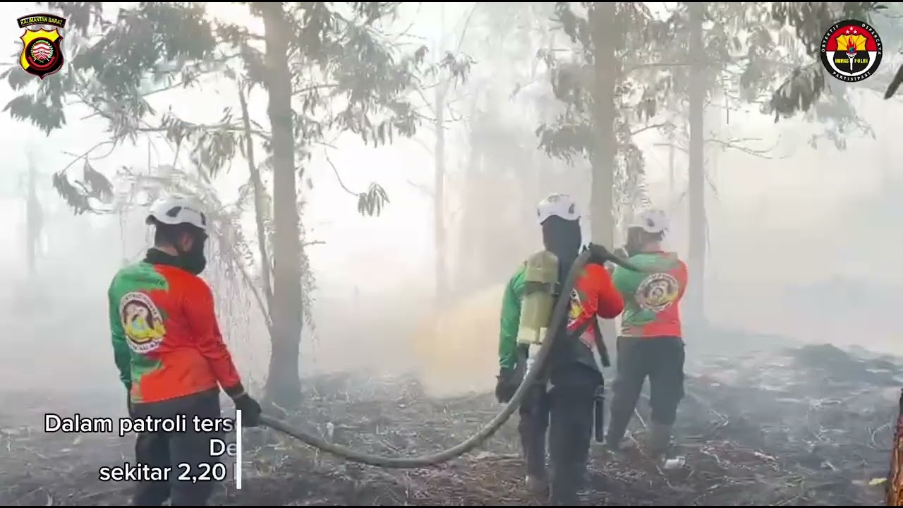 Pemadaman dan pembasahan lahan