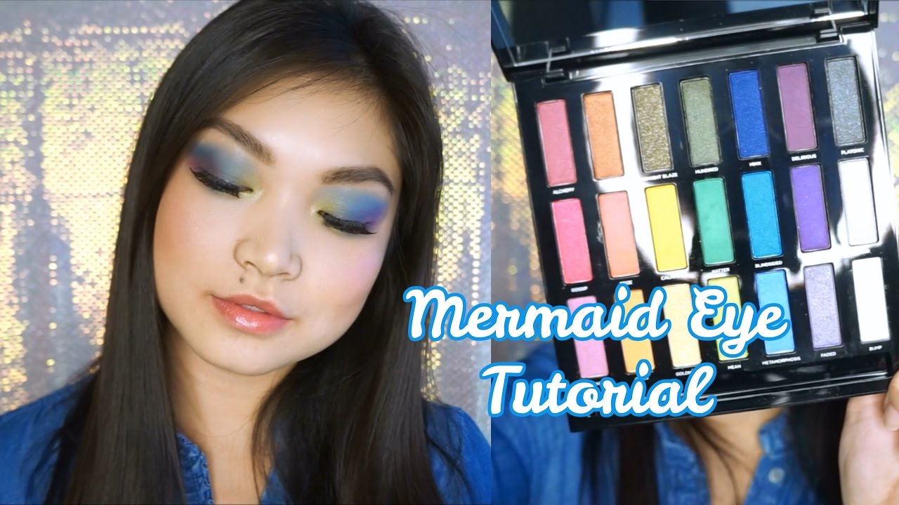 MERMAID EYE TUTORIAL | Urban Decay Full Spectrum Palette