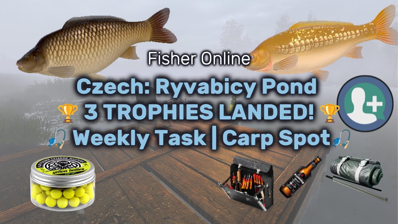 INSANE Carp Triple Trophy Run! | Czech: Ryvabicy Pond Weekly | Fisher Online (Watch in 4K)