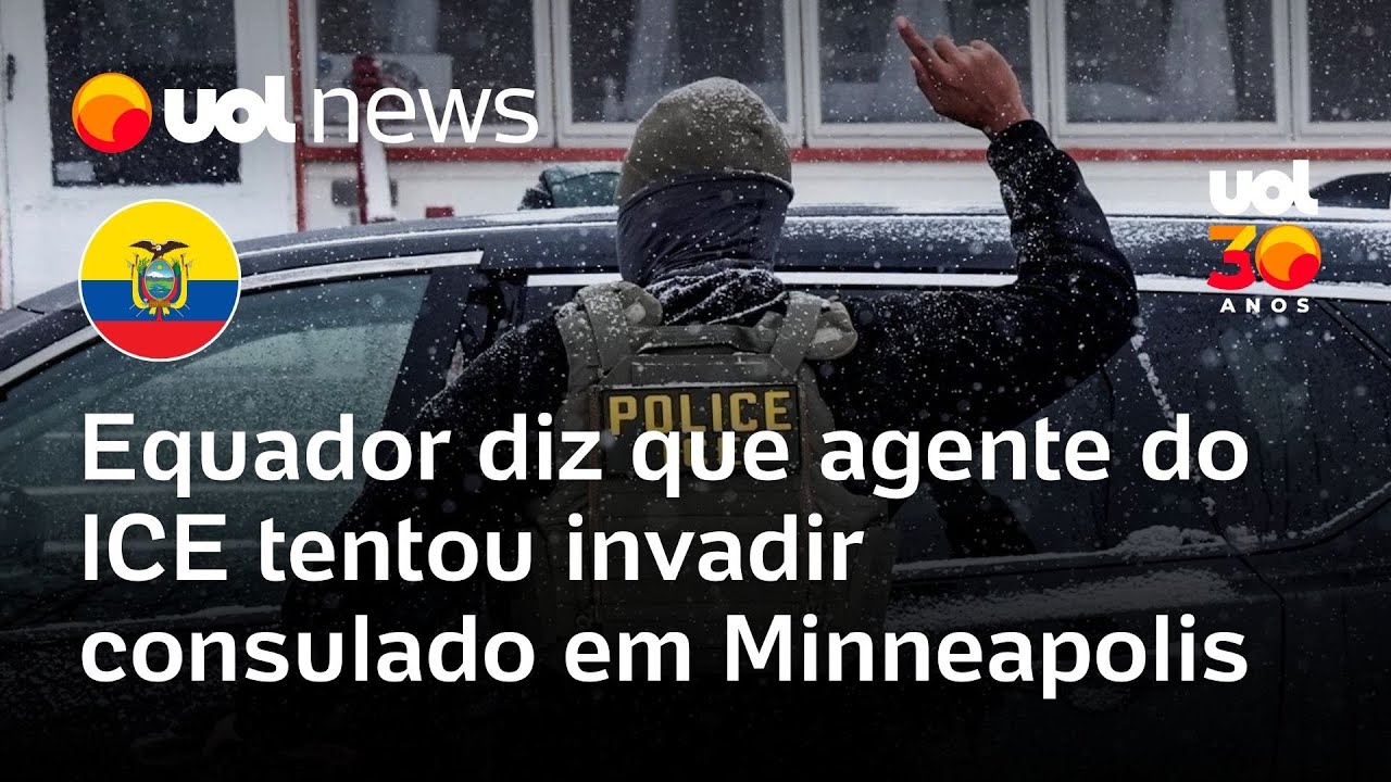 Equador diz que agente do ICE tentou invadir consulado em Minneapolis