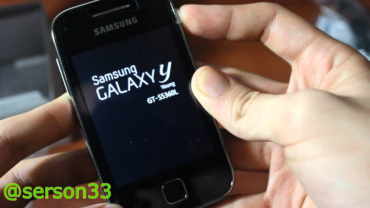 Unboxing Samsung Galaxy Y (young)