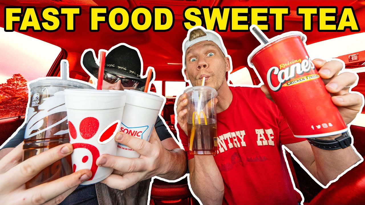 Fast Food SWEET TEA Taste Test