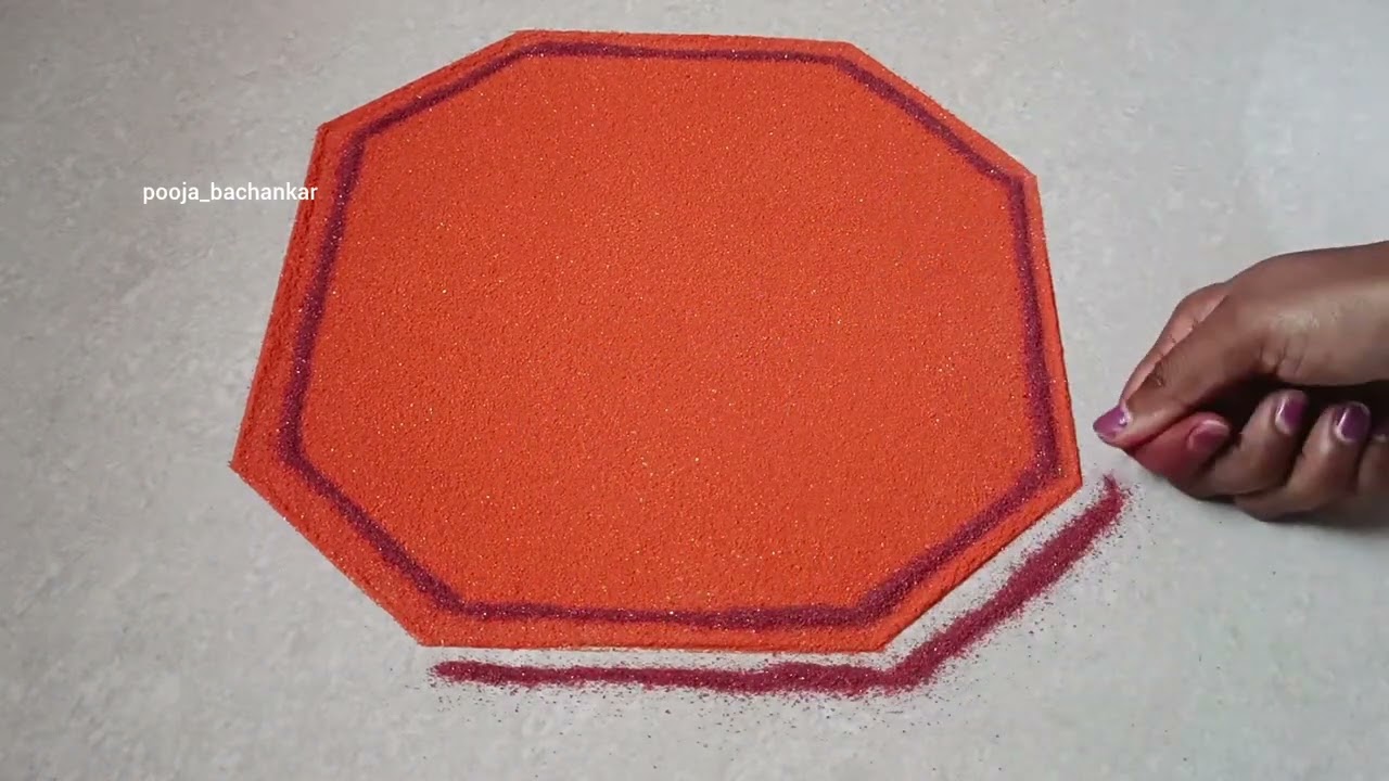 शिवजयंती विशेष रांगोळी 🚩 Easy Rangoli Design for Shivjayanti 🚩 