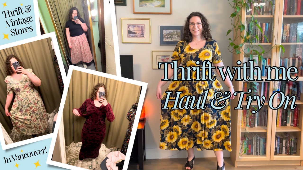 COME THRIFT WITH ME & VINTAGE SUMMER HAUL (and also Fall)!