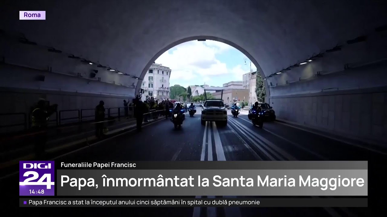 Vaticanul, în doliu: Papa Francisc, înmormântat astăzi (II)