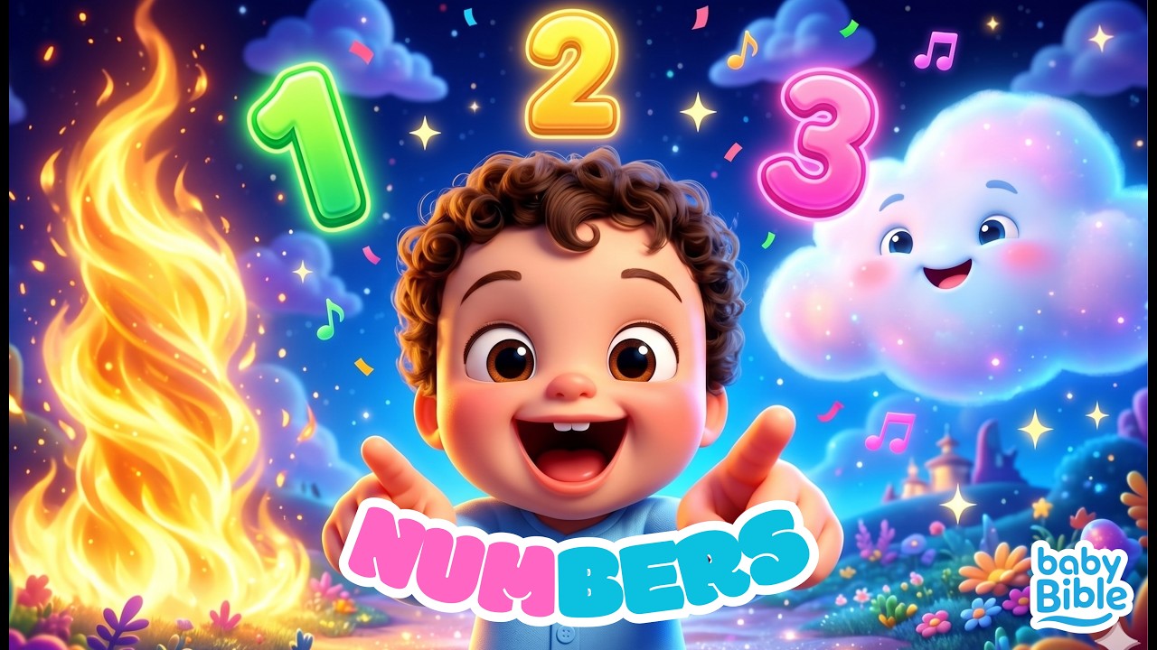 Numbers: Cloud by Day, Fire by Night! | March With God! | Bible Song for Kids! | Learn to Count!