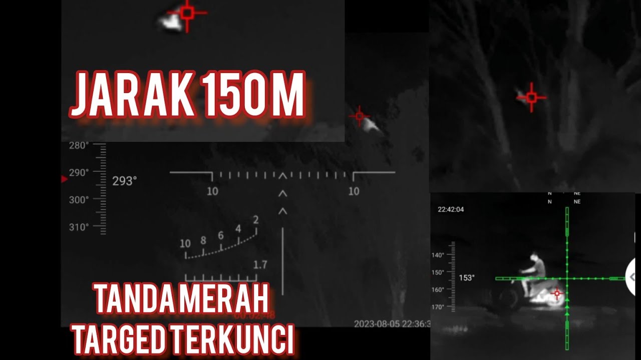 MANTAU KELALAWAR DI MALAM HARI MENGGUNAKAN NVT2PRO THERMAL INFIRAY#TARGED TIDAK BISA SEMBUNYI