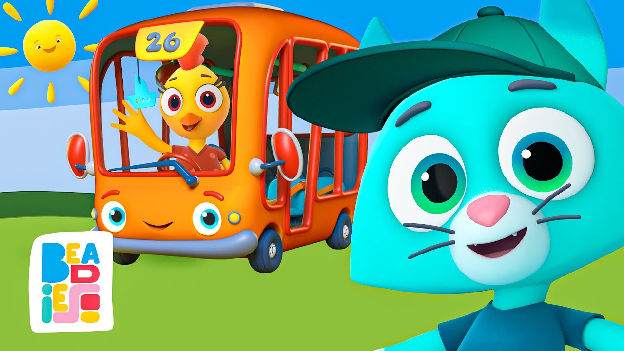 Las ruedas del autobús 🚌 | Muchas canciones infantiles divertidas | Beadies en Español