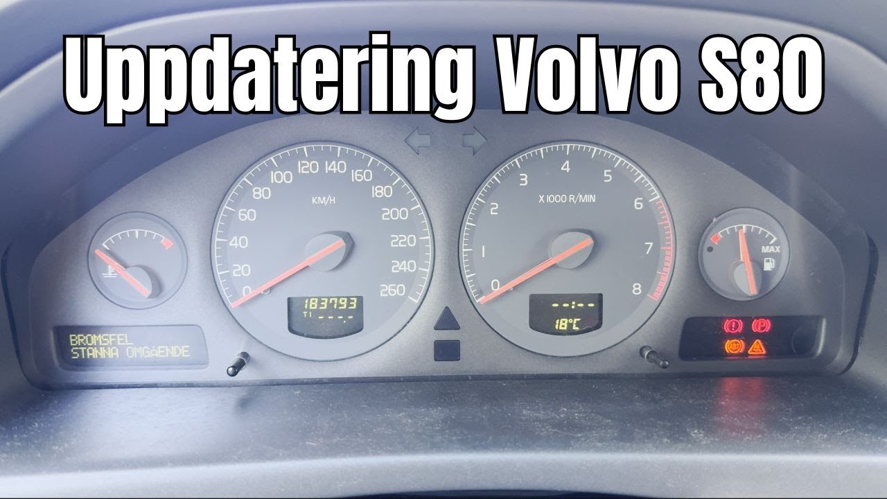 Nya försök och nya överraskningar med Volvo S80. ABS, CEM, ECM, ETM - det är mycket nu