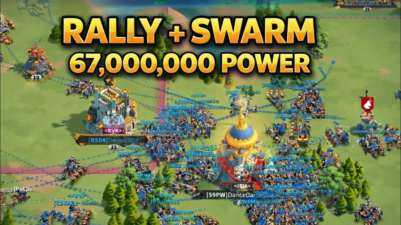 RALLY+SWARM NA MIASTO 67.000.000 MLN POWER
