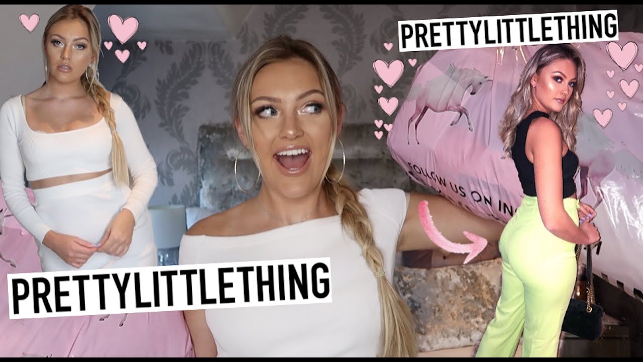 HUGE $400 PRETTY LITTLE THING HAUL | SPRING TRY ON!! ad