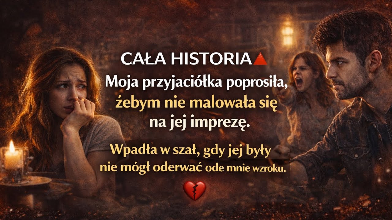 🔺CAŁA HISTORIA🔺 Moja przyjaciółka poprosiła, żebym nie malowała się na jej imprezę. Wpadła w szał