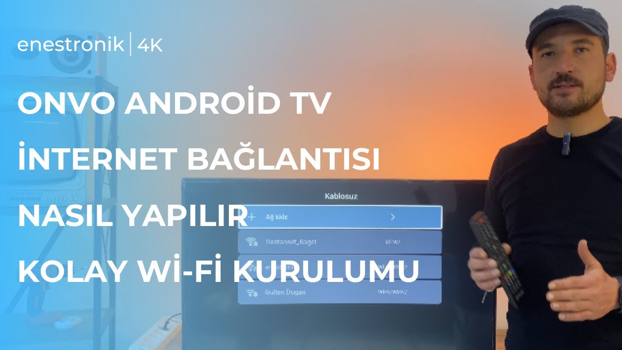 Onvo Tv İnternete Bağlanma Nasıl Yapılır ?