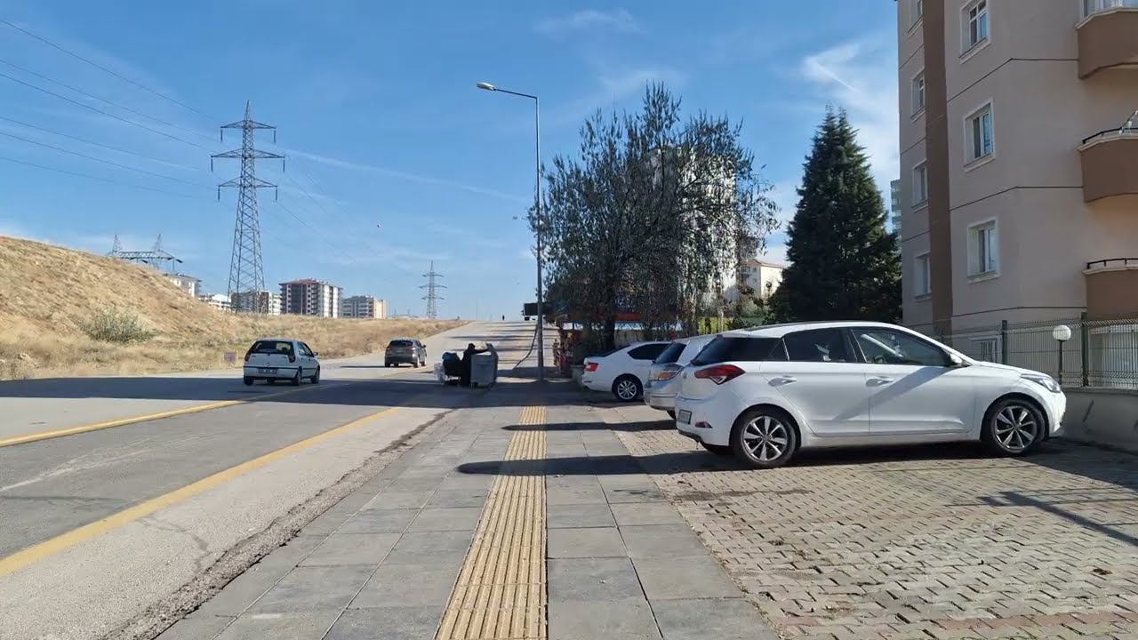 Ankara Walking Tour - Ata Neighborhood (Yenimahalle) - Peaceful Residential Area 4K