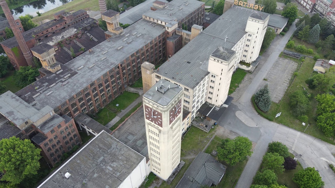 altes Nähmaschinenwerk und Umgebung 4K
