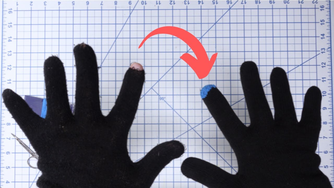 How to fix your gloves.  Beginner friendly & EASY!