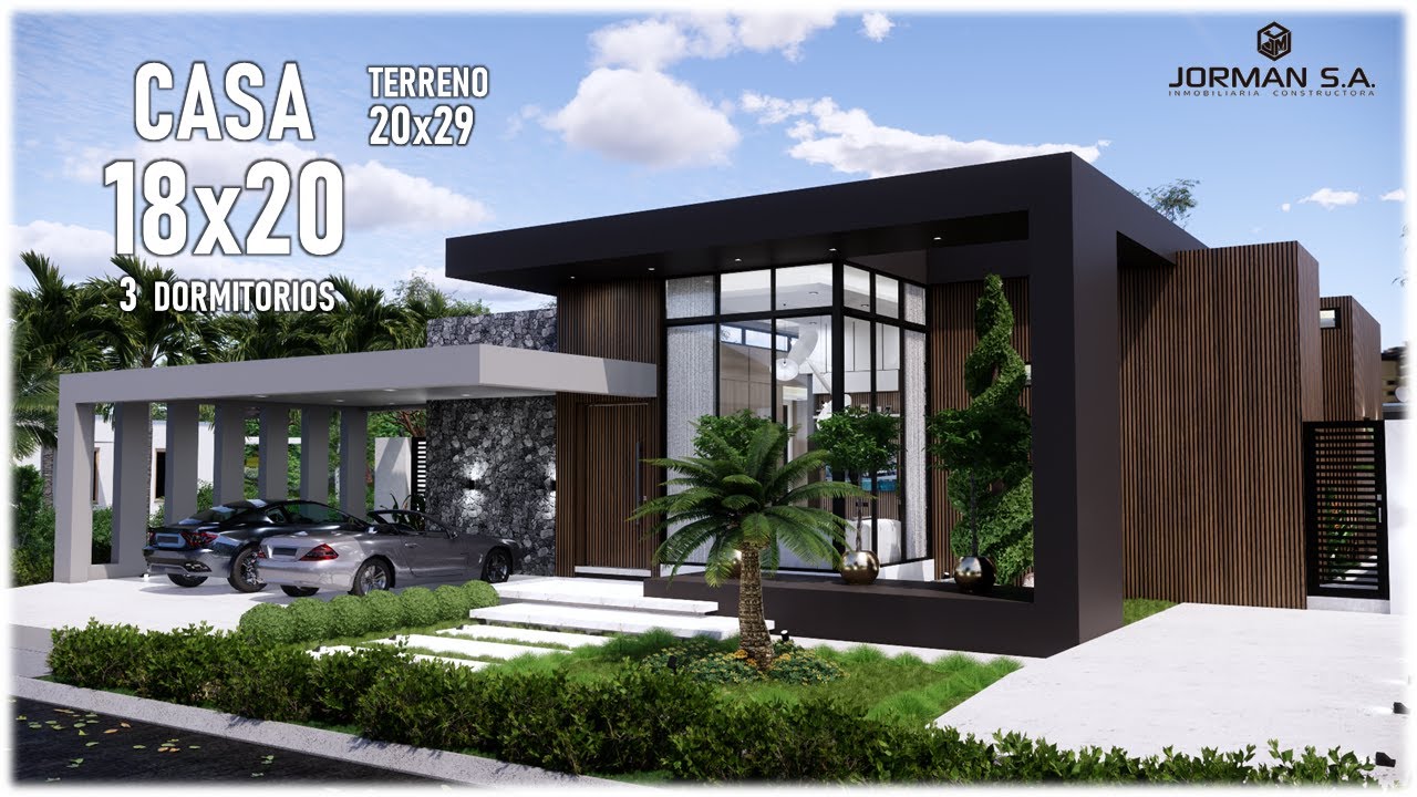 Modern House Design |18x20m 1 Storey | 3 Bedrooms Family Home