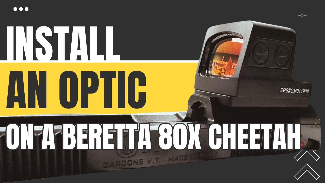 Beretta 80X Cheetah + 3 Holosun Red Dots | Easy Guide