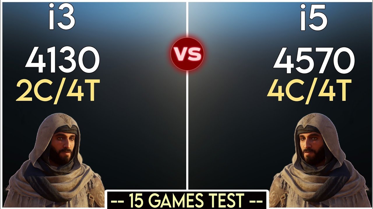 i3 4130 vs i5 4570 - Test In 15 Games - How Big The Real Difference ?