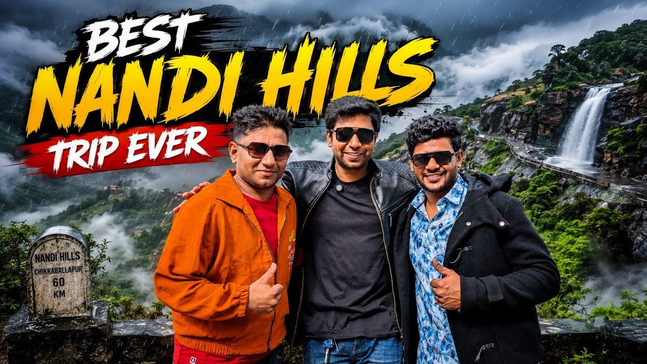Nandi hills in monsoon season | Cloudy View Monsoon Ride full of fun best trip ever ❤️🔥