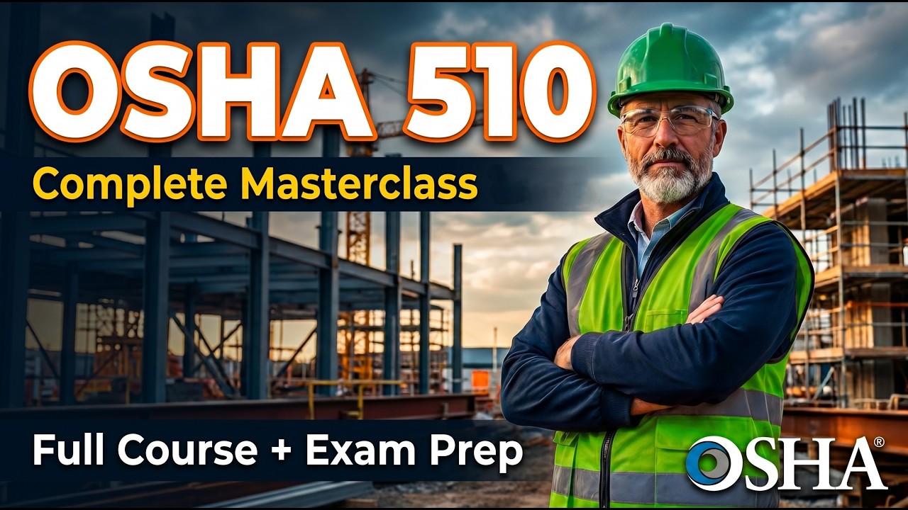 OSHA 510 Construction Standards Complete Masterclass | Full Course | 29 CFR 1926