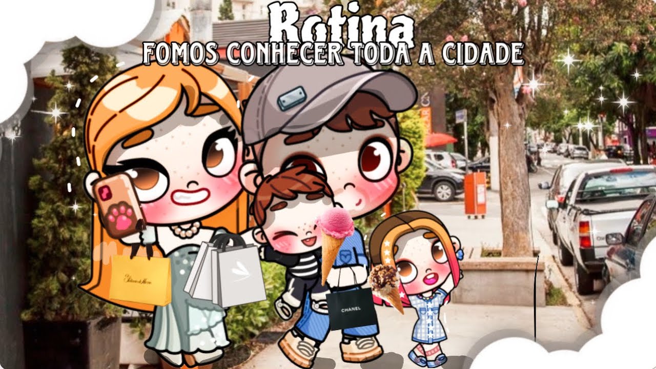 Rotina fomos conhecer toda a cidade 🛍️😊 avatar world