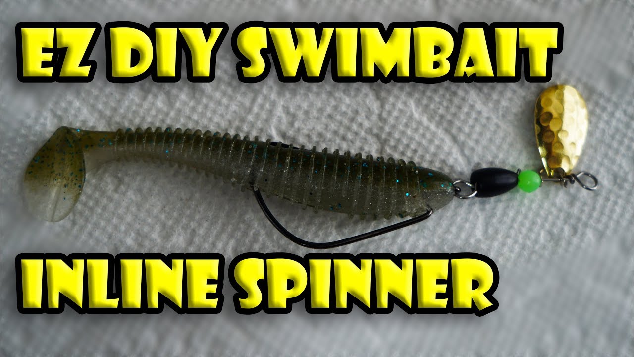 Homemade Inline Spinner Swimbait Fishing Lure - DIY Tutorial