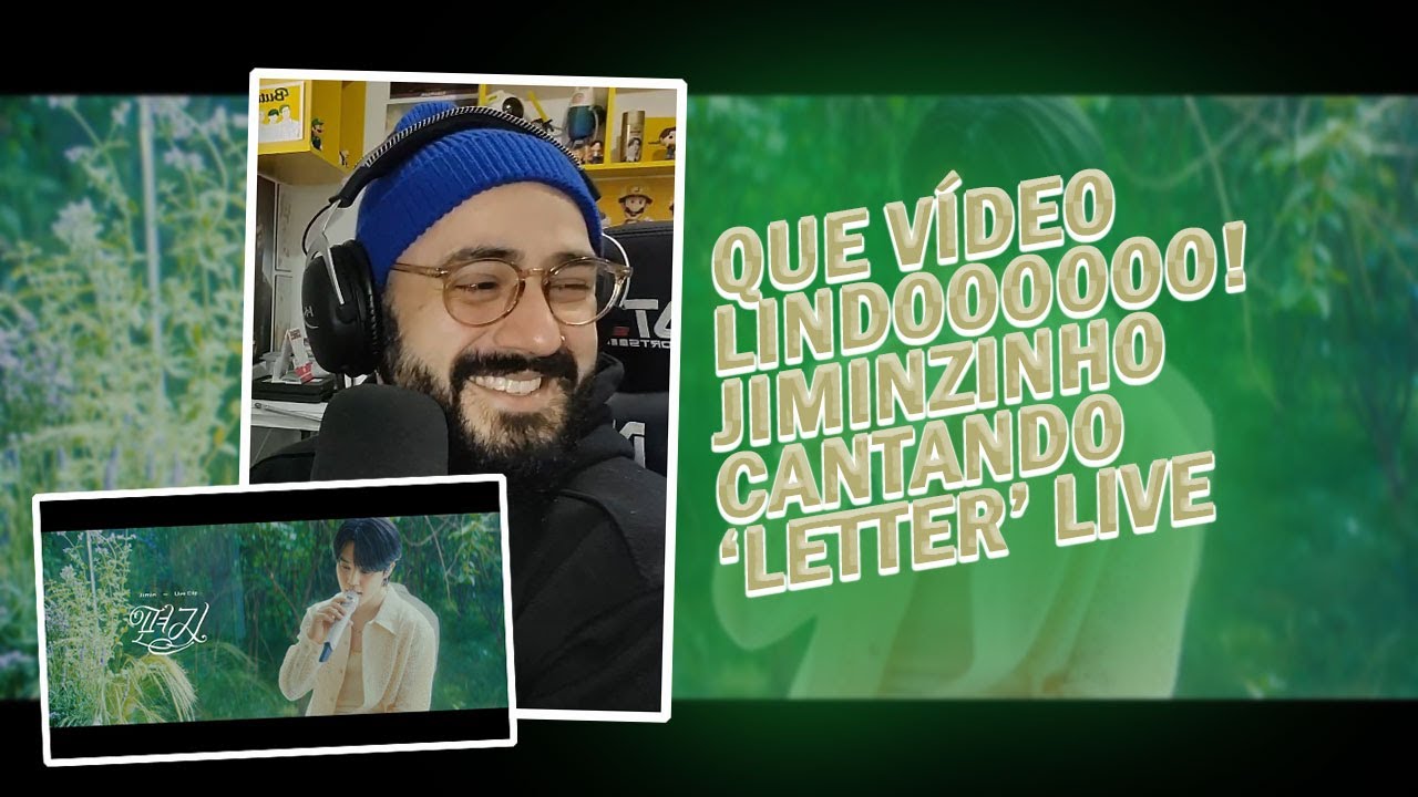 지민 (Jimin) '편지 (Dear. ARMY)' Live Clip #2023btsfesta | Reagindo pela primeira vez