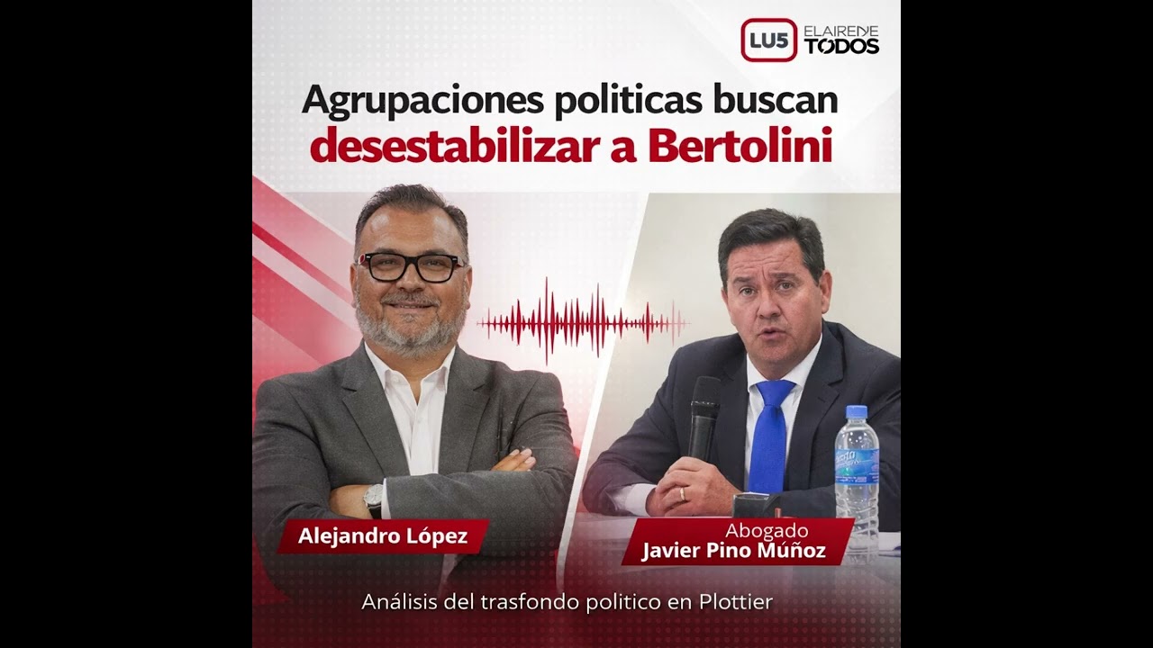 Entrevista al abogado Javier Pino Muñoz, representante legal de Luis Bertolini