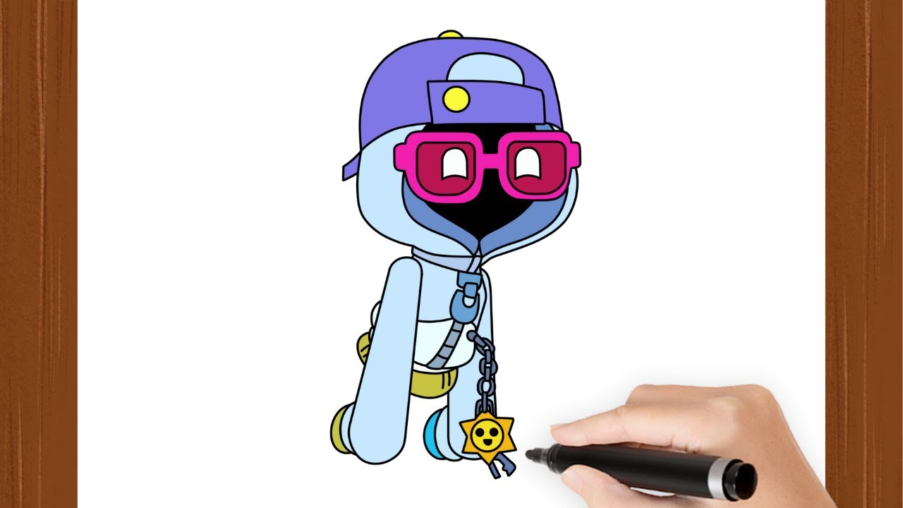 How To Draw SHADE I BRAWL STARS  I Easy